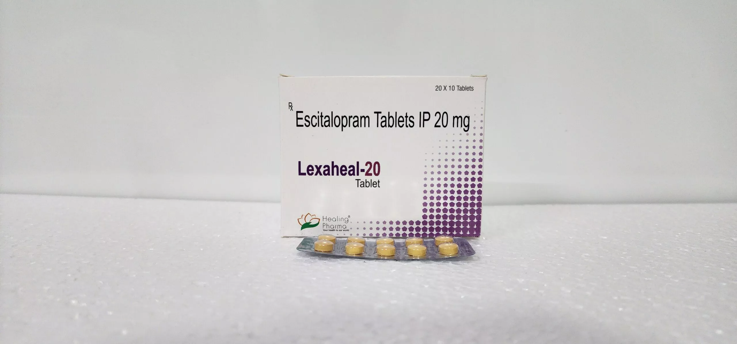Escitalopram 20 mg tablets