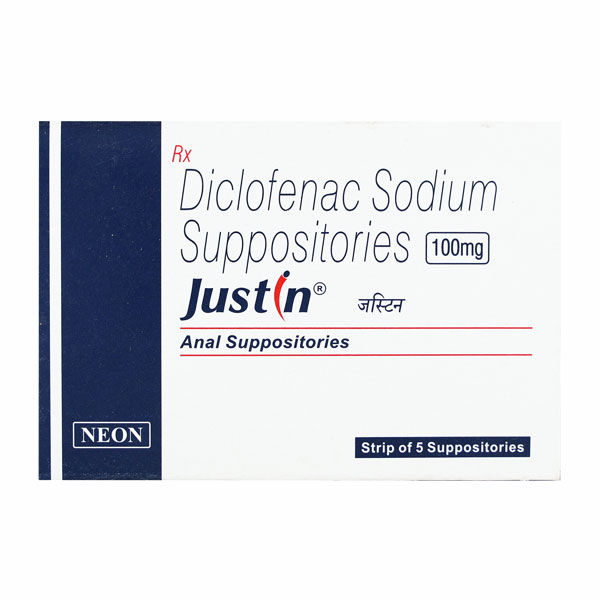 Justin 100mg Suppository