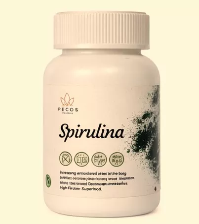 Organic Spirulina Capsules (60 cap)